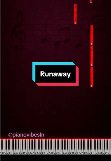 Beautiful Piano Cover of 'Runaway'