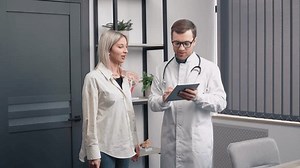 Medical Office Concerned Doctor Talks Beautiful Stock Footage Video (100% Royalty-free) 1104483655 | Shutterstock