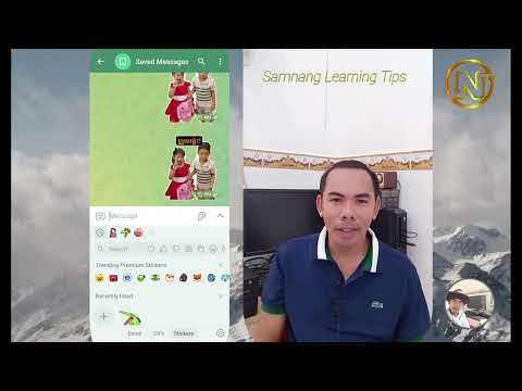 របៀបបង្កើត Telegram Sticker ប្រើដោយខ្លួនឯងងាយៗ.