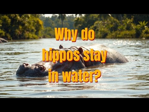 Why do hippos stay in water? | Science for Kids