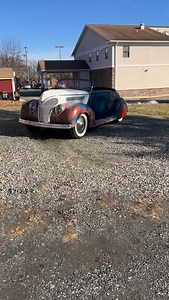 Finally wrapped up this round of work on the ‘38 convertible. Nicer hood top, new hinges, gapped and reprofiled the hood sides to the hood top, shaved a few things and put it all in epoxy primer. A lot of work to make it look “acceptable”. More work in the spring. | IronTrap Garage