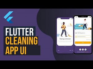 Cleaning App Login & Onboarding | Flutter Looks | Speed Code