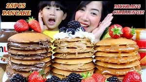 Short Video 25pcs Pancake Challenge 🤣😅 | Montage | Mother Shingoo