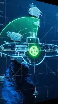 How do submarines see in the dark? #submarine #sonar #engineering