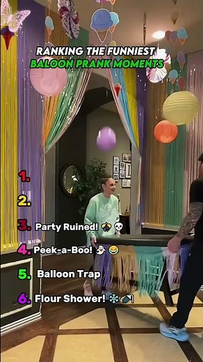Ranking Funniest Balloon Prank Moments 😂 | Top Hilarious Balloon Pranks Ever #crazymoments #funny