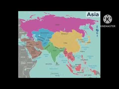 Song of World Countries, Regions & Capitals - Asia (English Version Audio)
