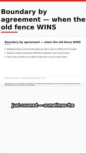 Neighbor Property-Line & Fence Disputes: Your Rights #Shorts