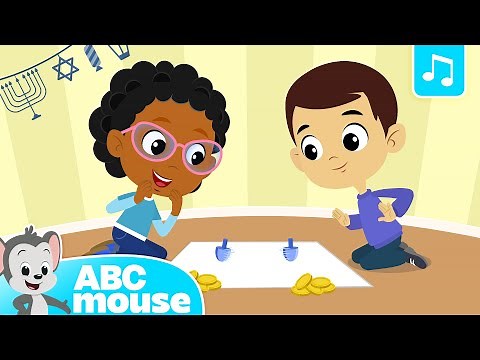 🕎 'Hanukkah Oh Hanukkah': Light the Menorah & Spin the Dreidel - Festive Song for Kids | ABCmouse 🎉