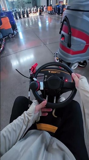Ride-On Floor Scrubber for Large Commercial Cleaning Applications.#chanceeglobal #shorts #fyp