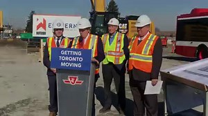 1.8K views · 47 reactions | In Scarborough today for the groundbreaking of the Toronto Transit Commission's new McNicoll bus garage. We need this garage for the hundreds of new buses on the way thanks to investments by City Council and the federal government. This is important infrastructure we need to make sure we have the capacity to support transit across the city. We are building to keep up with our growing city. | John Tory | Facebook