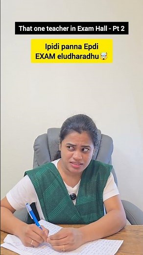 Strict Invigilator in Exam Hall 🤯😱 Part - 1😂🤣 #shortsfeed #ytshorts #relatable #tamilcomedy #humor