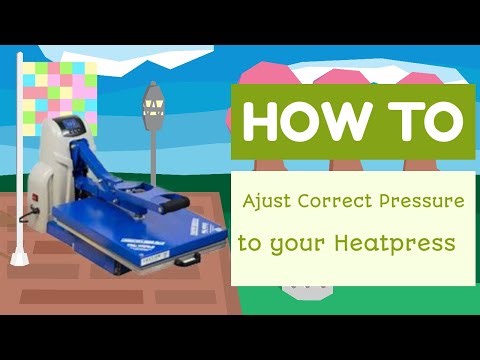 How to Adjust Correct Pressure to your Heat press March 7, 2021