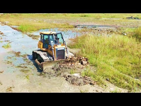 The Ultimate Mud Master: Bulldozer vs. Swamp