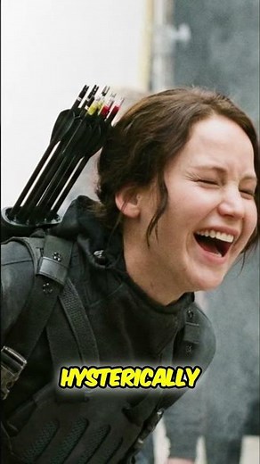 Jennifer Lawrence's Hilarious Hunger Games Blooper Will Make You Laugh! #shorts