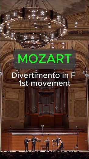 Mozart – Divertimento in F (1st Movement) | Live at the Historic Stadthalle Wuppertal 🎻✨