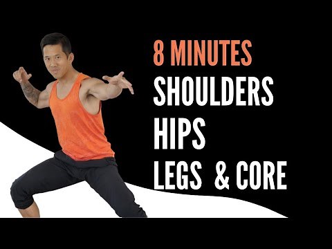 Fast, SAFE full body workout for hips, shoulders, arms and abs (8 Minutes to Awesome)