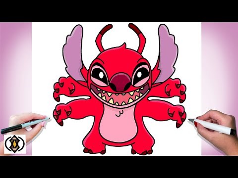 How To Draw Leroy | Lilo And Stitch