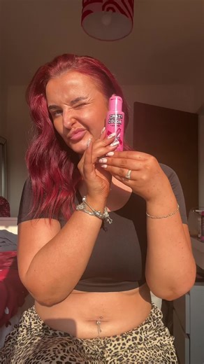 Refreshing Cherry Red Hair with Crazy Color