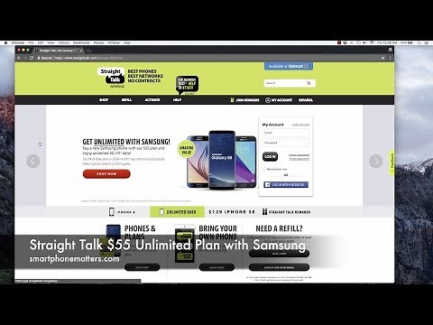 Straight Talk $55 Unlimited Plan with Samsung