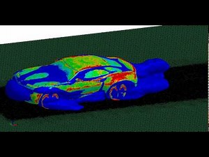LS-DYNA CFD simulation of the GMC Camaro model