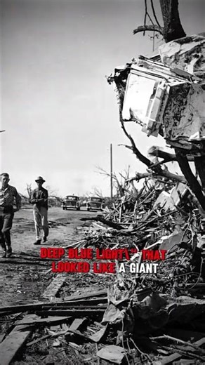 The Blackwell Tornado, a tornado known for it's strange glowing funnel #science #fyp #tornado