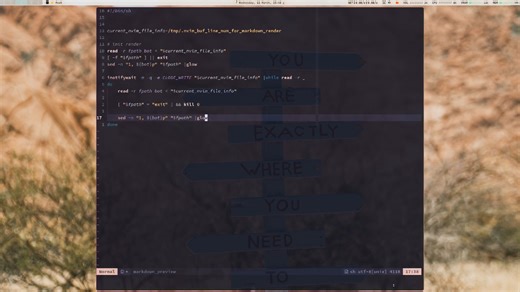 叶修大神来讲showkeys添加字体背景颜色 使用glow来实时渲染markdown