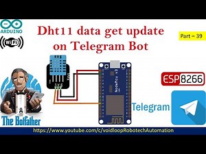 39 Data update on Telegram bot with ESP8266