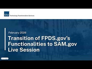 Q&A Session: Contract Award Searching in SAM.gov