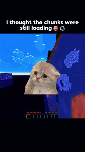 I THOUGHT THE CHUNKS WERE STILL LOADING MINECRAFT WTF 🤬 #minecraft #minecraftshorts ￼