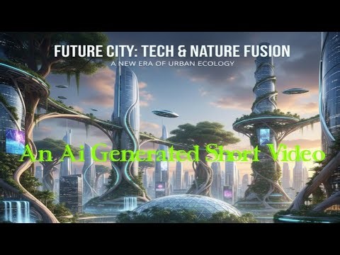 A Futuristic city where technology and Nature Exist !