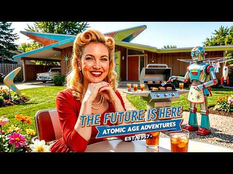 Retro Futuristic AI Short Film | The Future as Imagined in the 1950s