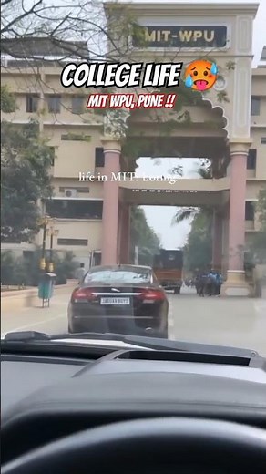 College Life at MIT WPU 🥵 Top College in Pune | MHT-CET #shorts #viral #college #mhtcet #cet #pune