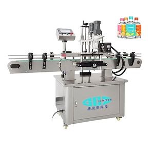 [Hot Item] Automatic Linear Four Wheel Round Capper Facial Cream Hair Gel Bottle Plastic Bottle Screw Capping Machine