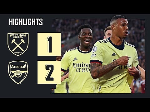 HIGHLIGHTS | West Ham vs Arsenal (1-2) | Premier League | Rob Holding, Gabriel Magalhaes