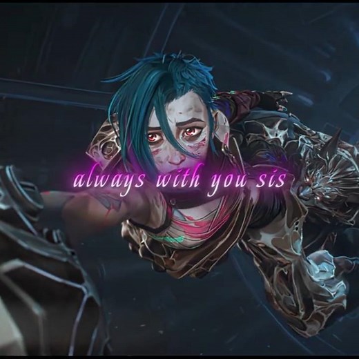 Always with you sis | Jinx and Vi Edit | Playboi Carti - bando (prod.ta2cute x yugen) #jinx #arcane