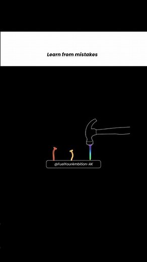 Learn from Mistakes💡| Success Comes After Failure 🚀#MotivationalShorts #SuccessMindset #NeverGiveUp