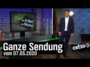 Extra 3 vom 07.05.2020 mit Christian Ehring im Ersten | extra 3 | NDR