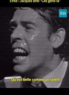 INA.fr on Instagram: "1966 : Jacques Brel 🎶"Ces gens-là" 🎶"