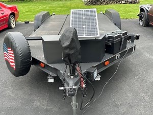 Trailer 12V Solar Power Installation 30W
