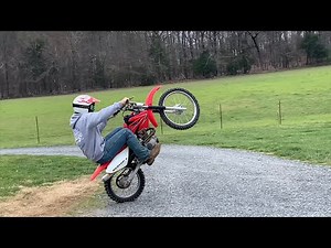 Crf100f top speed test