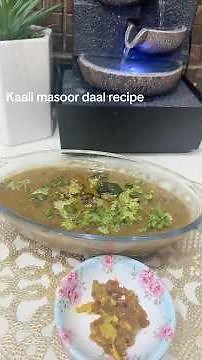 “Simple & Delicious Kali Masoor Daal | Masoor Daal Pakistani Style” #food.