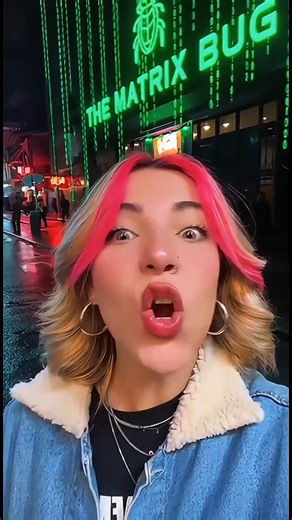 É quase impossível ler em sonhos. A parte do cérebro que processa linguagem desliga quando você dorme. Se você conseguir ler o que tá escrito na minha camiseta agora... ACORDA! | BUGS DA Matrix