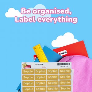 My Nametags labels are easy to order with thousands of design combinations to choose from. 😉 Design your label now! | My Nametags