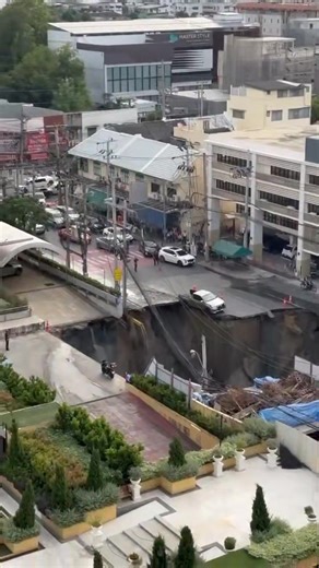 8M views · 64K reactions | Road collapse in front of Vajira Hospital...