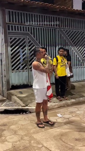 Thiago Torres on Instagram: "Parte da minha fala no ato de ontem aqui em Belém do Pará, contra a violência policial que atravessa o Brasil. 🎥: @thaigon_arapiun"