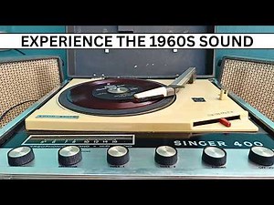 1960s Vintage Radio-Phonograph Playback Demo