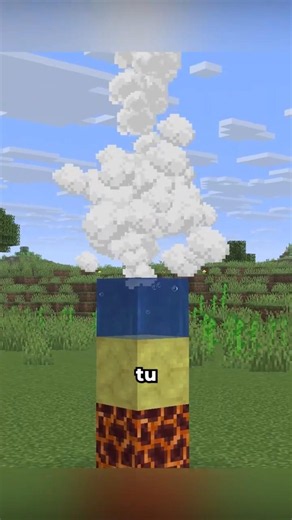 How to make a geyser in Minecraft