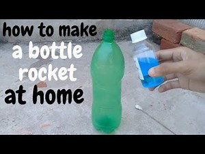 How to make a bottle rocket at home/bottle rocket at home (DIY)
