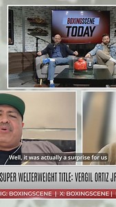 Robert Garcia drops by to tell us how the Vergil Ortiz Jr. vs. Israil Madrimov fight was scheduled 🥊 | BoxingScene.com