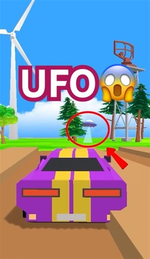 CHASING A UFO AT NIGHT… 🚗🛸 #dudetheftwars #shorts #funny